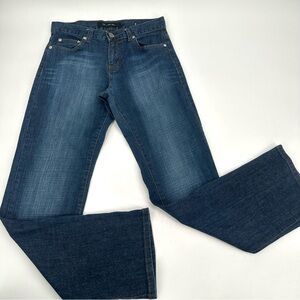 CALVIN KLEIN Jeans Womens Size 4 Blue Bootcut Denim Stretch Midrise Classic READ